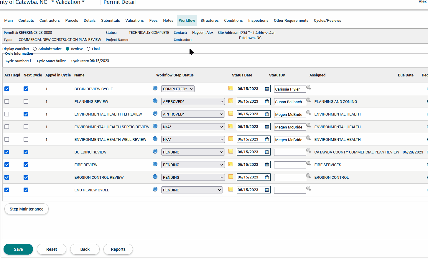 Catawba County Reviewing a Plan