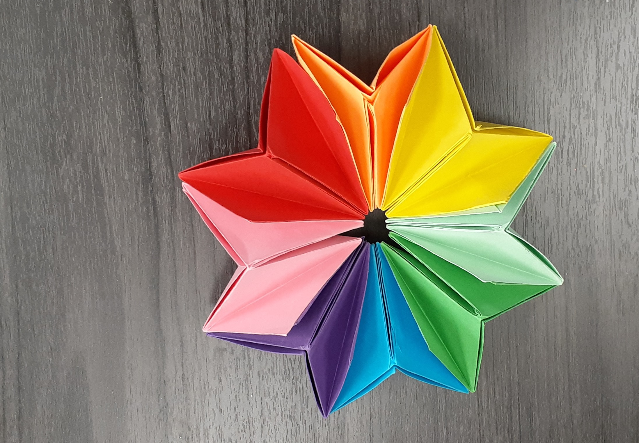 STEAM: Origami Rainbow Flowers STEAM: Origami Rainbow Flowers